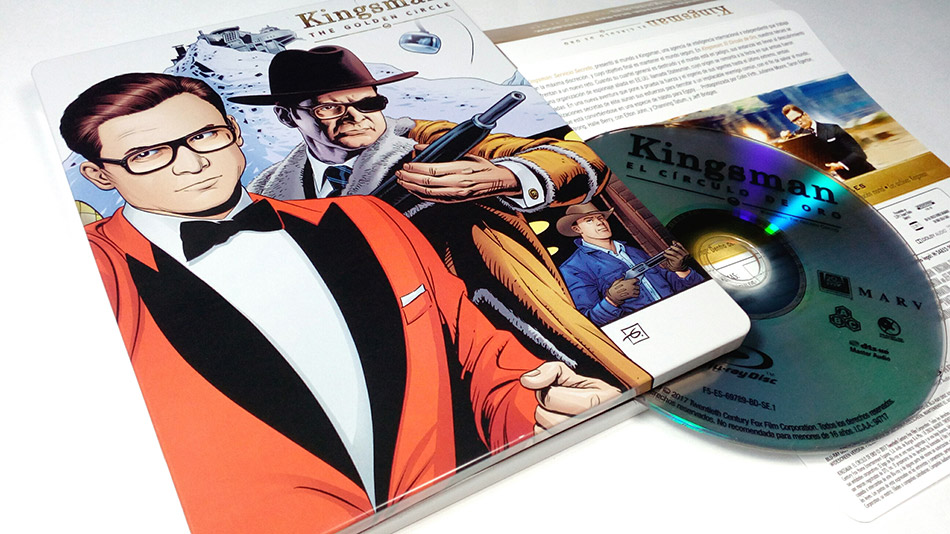 Fotografías del Steelbook de Kingsman: El Círculo de Oro en Blu-ray 10
