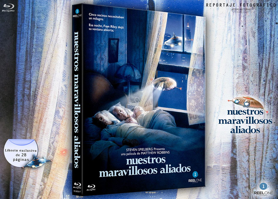 Fotografías del Blu-ray con funda y libreto de Nuestros Maravillosos Aliados 1