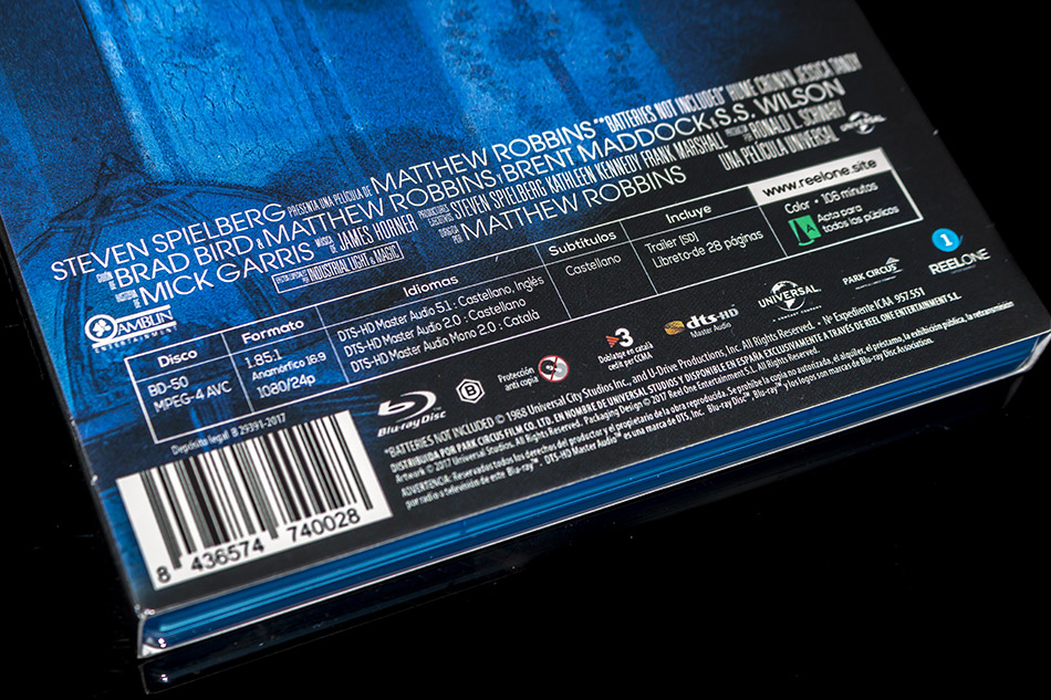 Fotografías del Blu-ray con funda y libreto de Nuestros Maravillosos Aliados 8