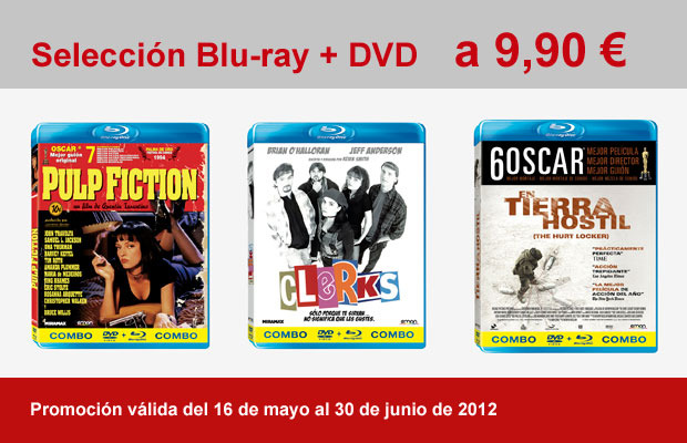 Oferta: Combos Blu-ray + DVD por 9,90 euros