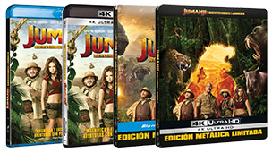 Detalles finales de Jumanji: Bienvenidos a la Jungla en Blu-ray, 3D y 4K