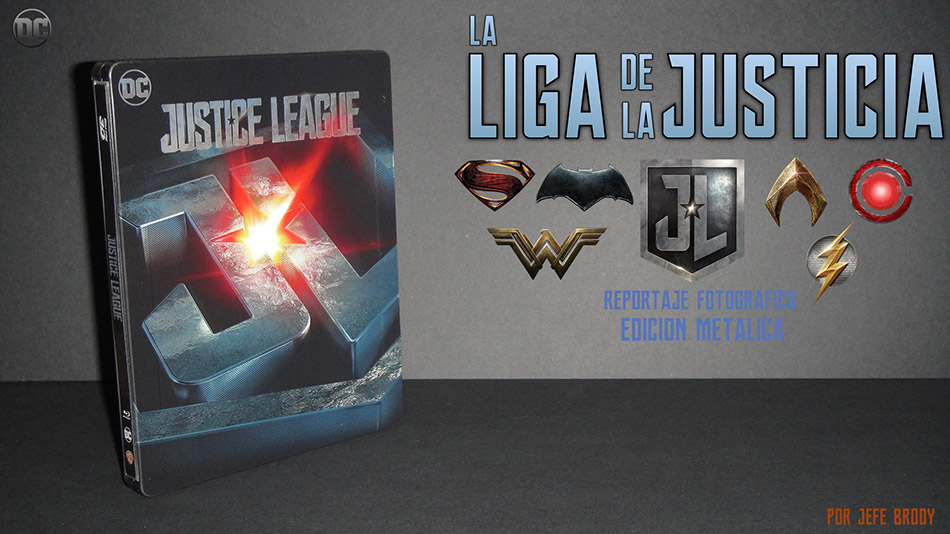 Fotografías del Steelbook de Liga de la Justicia en Blu-ray 3D y 2D 1