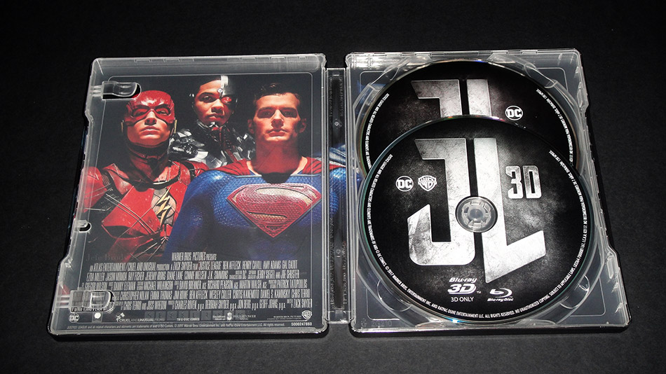 Fotografías del Steelbook de Liga de la Justicia en Blu-ray 3D y 2D 10