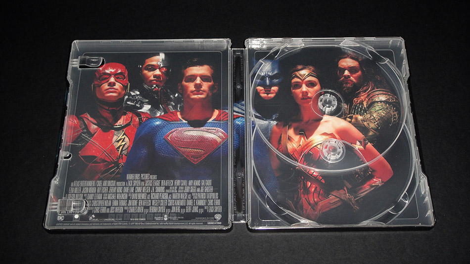 Fotografías del Steelbook de Liga de la Justicia en Blu-ray 3D y 2D 11