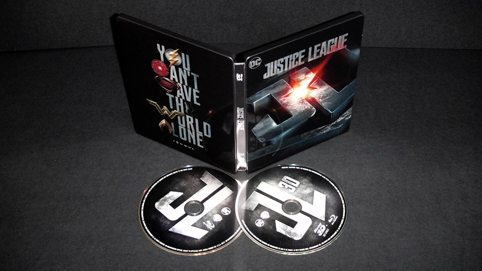 Fotografías del Steelbook de Liga de la Justicia en Blu-ray 3D y 2D 16