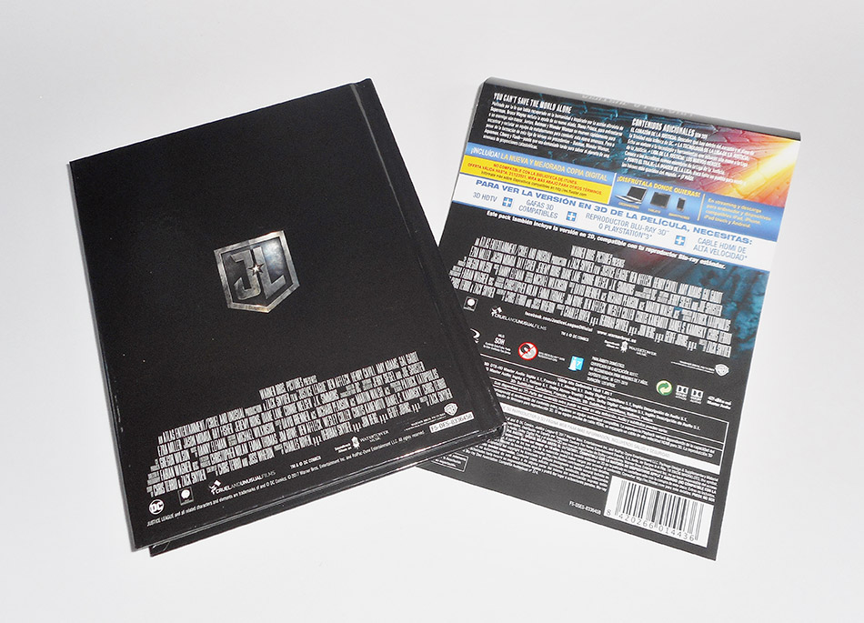 Fotografías del Digibook de Liga de la Justicia en Blu-ray 3D y 2D 6