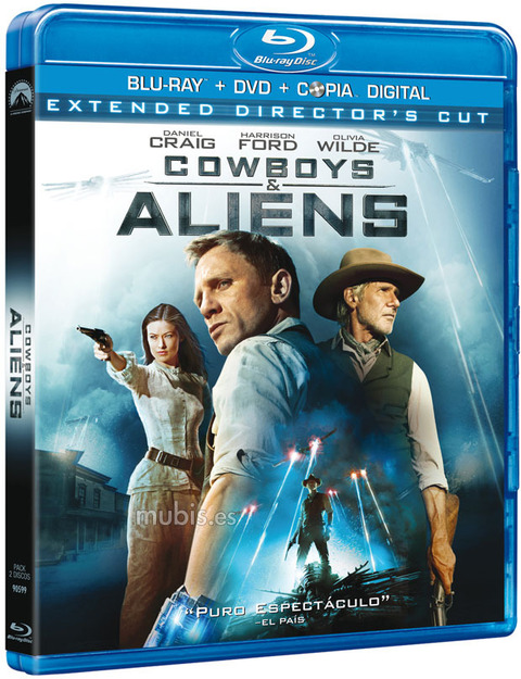 Cowboys and Aliens llegará en dos ediciones, steelbook incluído