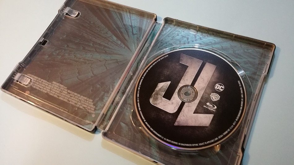 Fotografías del Steelbook ilustrado de Liga de la Justicia en Blu-ray 13