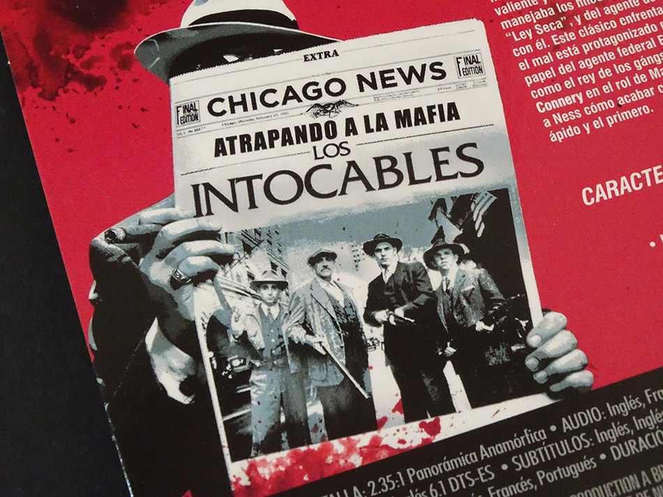 Fotografías del Steelbook de Los Intocables de Eliot Ness en Blu-ray 5