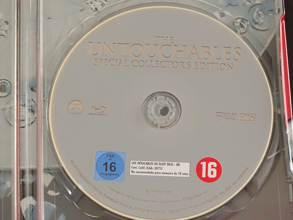 Fotografías del Steelbook de Los Intocables de Eliot Ness en Blu-ray 13