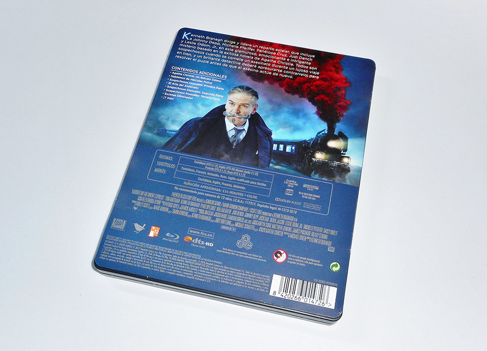 Fotografías del Steelbook de Asesinato en el Orient Express en Blu-ray 5