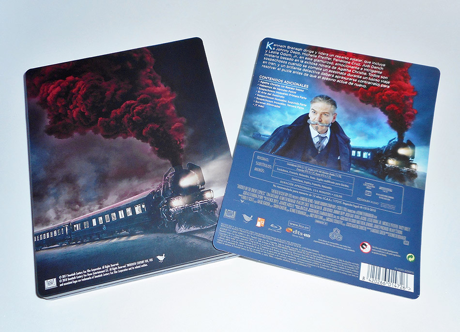 Fotografías del Steelbook de Asesinato en el Orient Express en Blu-ray 6