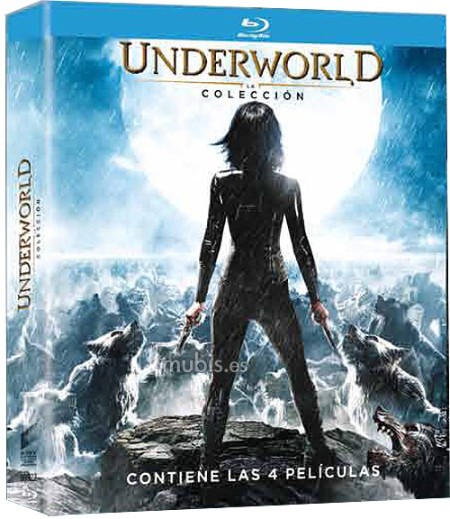 Carátulas de Underworld: El Despertar y del pack con las cuatro películas