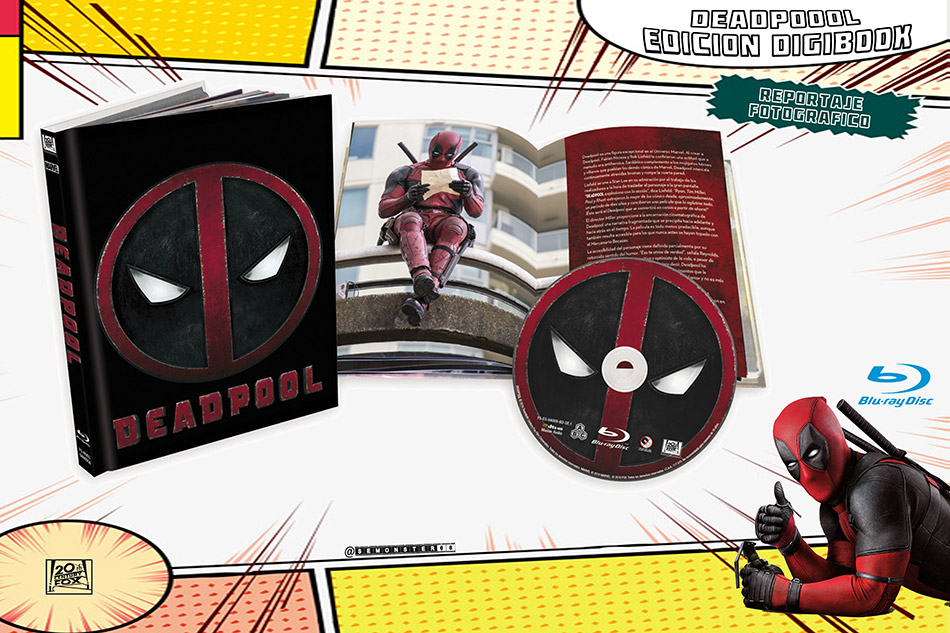 Fotografías del Digibook de Deadpool en Blu-ray 1