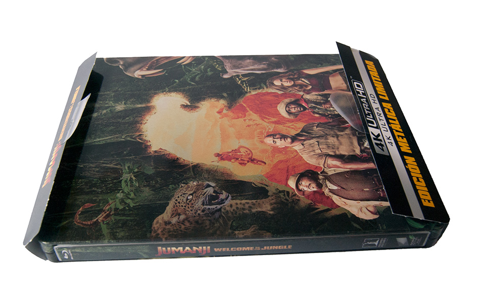 Fotografías del Steelbook 4K de Jumanji: Bienvenidos a la Jungla exclusivo de amazon.es 4