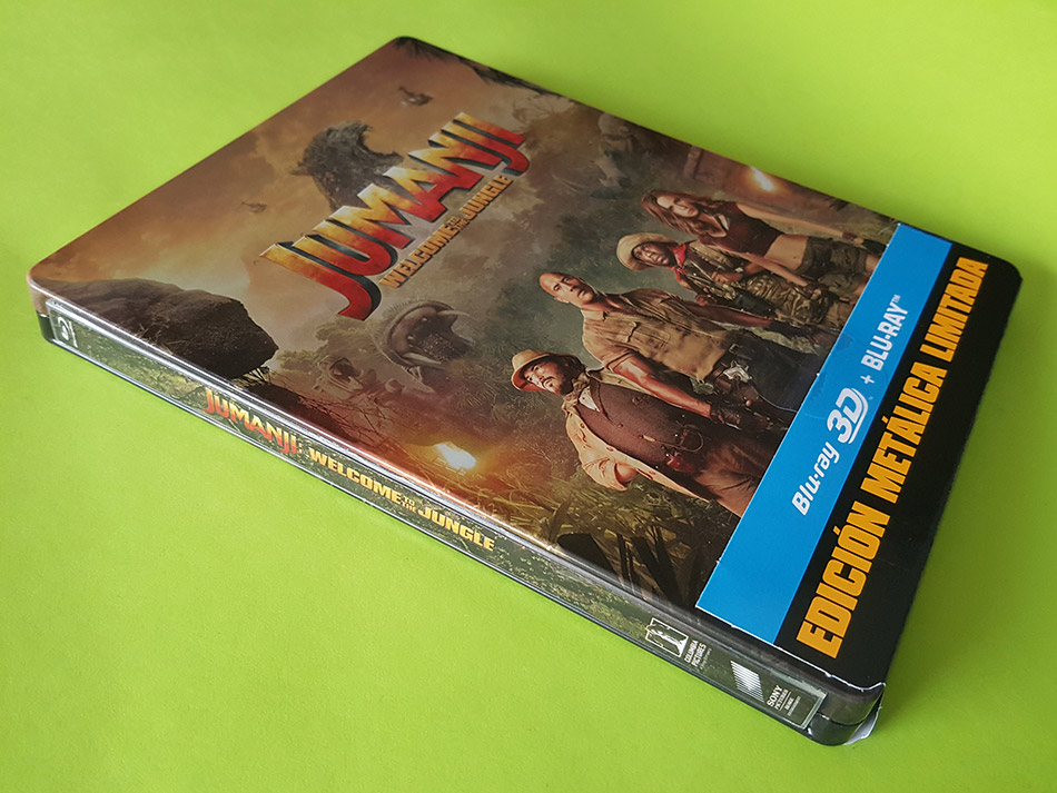 Fotografías del Steelbook 3D/2D de Jumanji: Bienvenidos a la Jungla 3