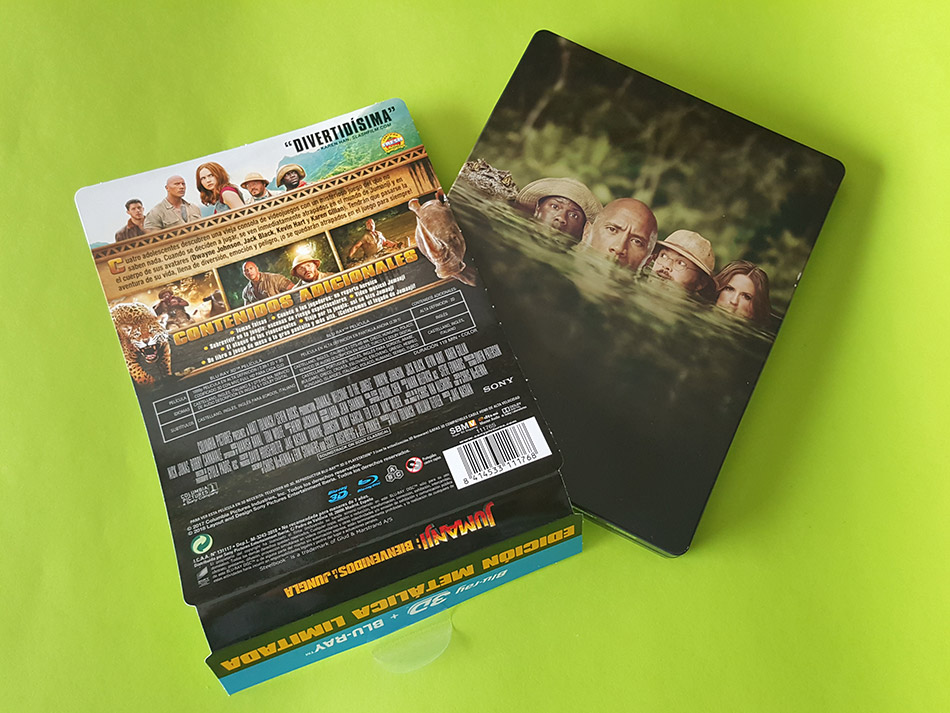 Fotografías del Steelbook 3D/2D de Jumanji: Bienvenidos a la Jungla 6