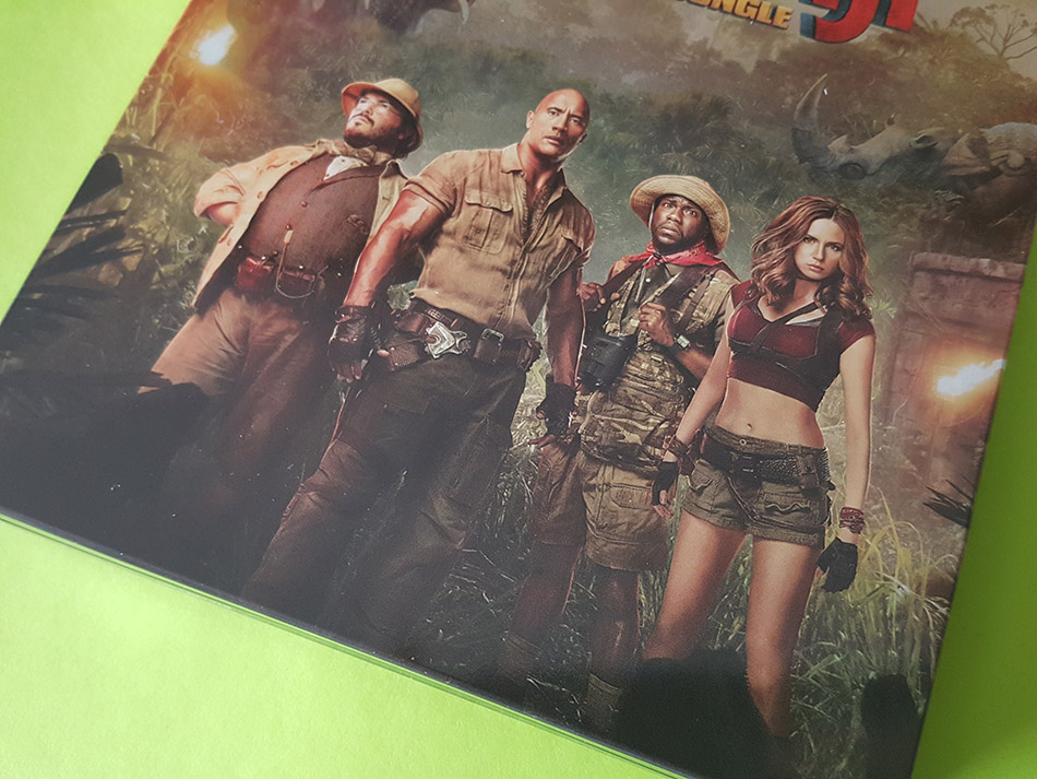 Fotografías del Steelbook 3D/2D de Jumanji: Bienvenidos a la Jungla 9