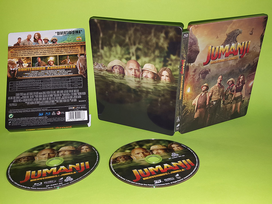 Fotografías del Steelbook 3D/2D de Jumanji: Bienvenidos a la Jungla 23