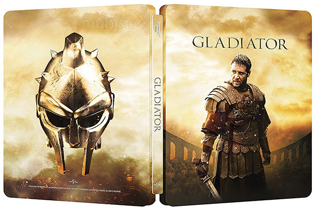 El Steelbook de Gladiator incluirá la versión extendida y de cines en 4K