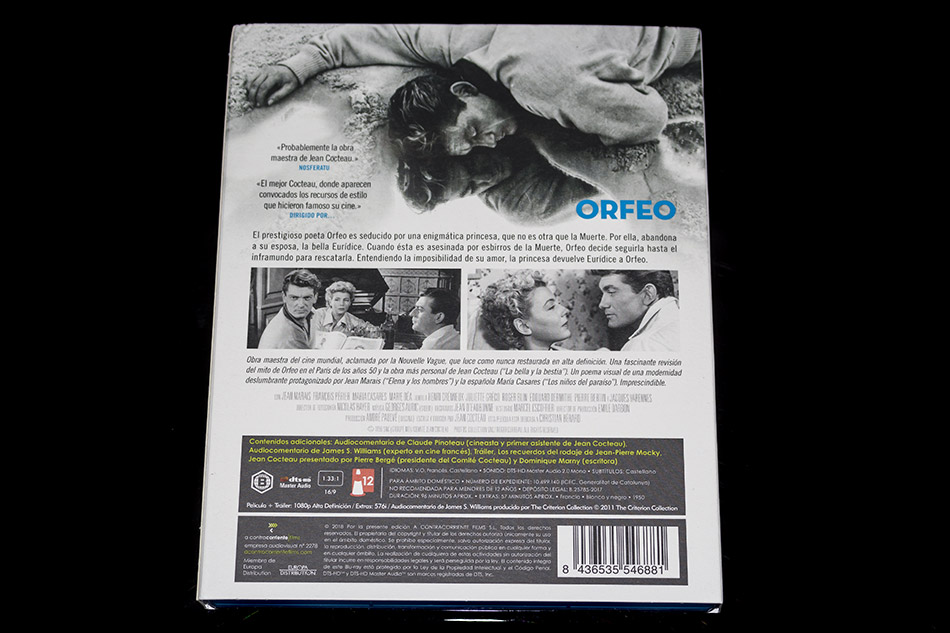 Fotografías de Orfeo -dirigida por Jean Cocteau- en Blu-ray 7
