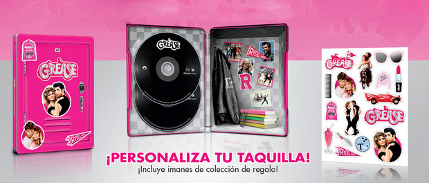 Nuevos detalles del Steelbook con Grease y Grease 2 en Blu-ray