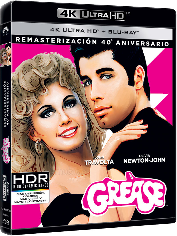 Detalles del Ultra HD Blu-ray de Grease 1