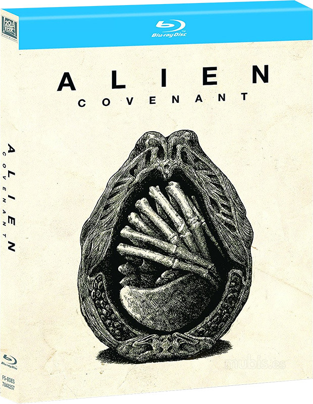 Diseño de la carátula de Alien: Covenant - Edición Libro en Blu-ray 1