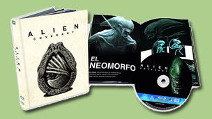 Diseño del Digibook de Alien: Covenant en Blu-ray