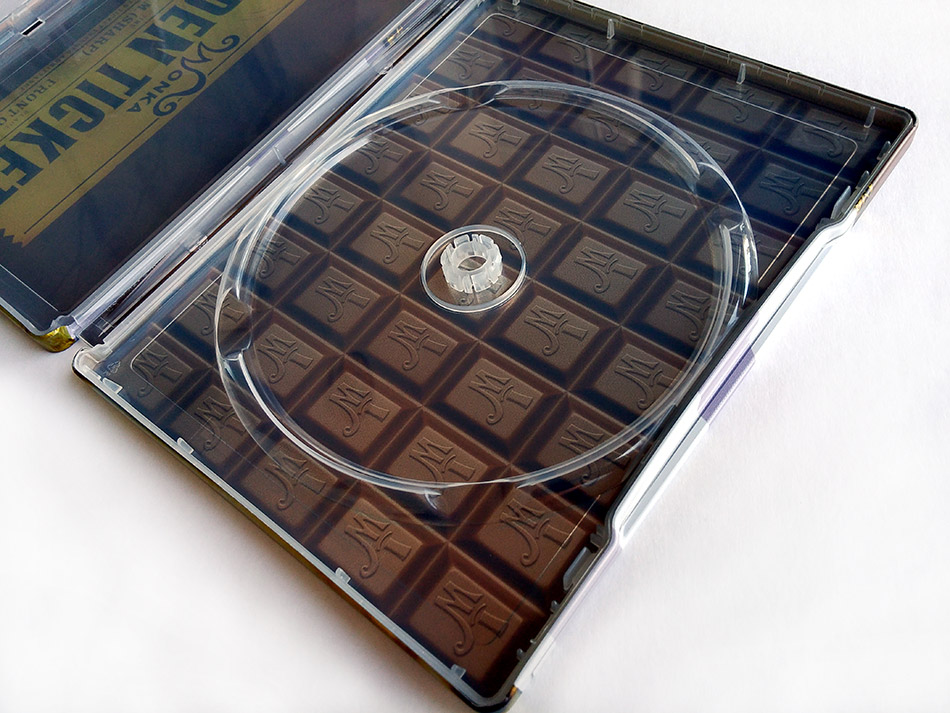 Fotografías del Steelbook de Charlie y la Fábrica de Chocolate en Blu-ray (FR) 13