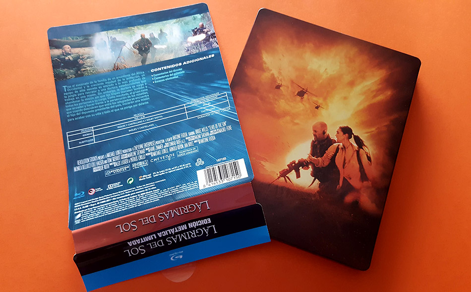 Fotografías del Steelbook de Lágrimas del Sol en Blu-ray 6