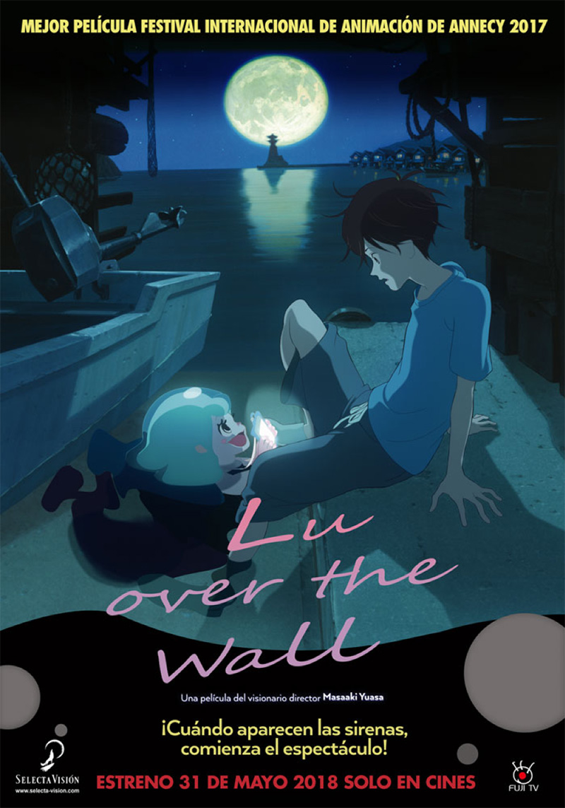 Tráiler en castellano del anime Lu Over the Wall