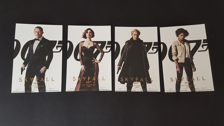 Fotografías del Steelbook con postales de Skyfall en Blu-ray (Francia) 21