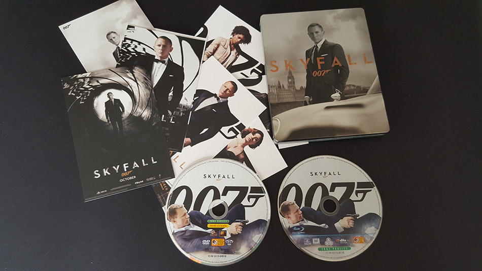 Fotografías del Steelbook con postales de Skyfall en Blu-ray (Francia) 22