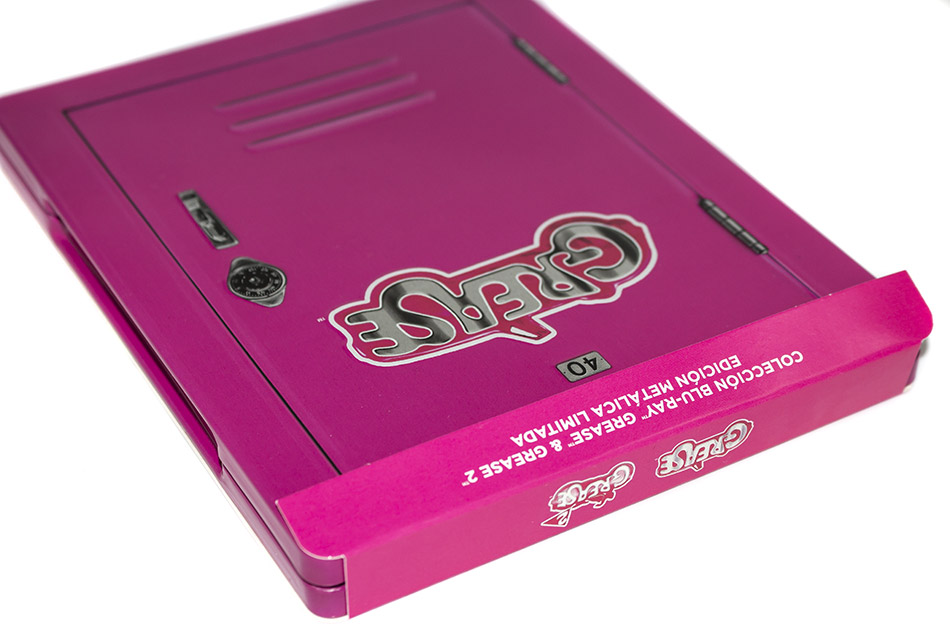 Fotografías del Steelbook con imanes de Grease 1 y 2 en Blu-ray 5