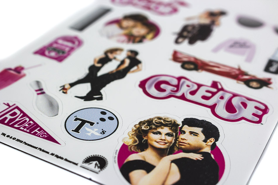 Fotografías del Steelbook con imanes de Grease 1 y 2 en Blu-ray 18