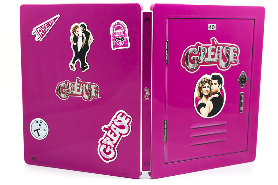 Fotografías del Steelbook con imanes de Grease 1 y 2 en Blu-ray 20