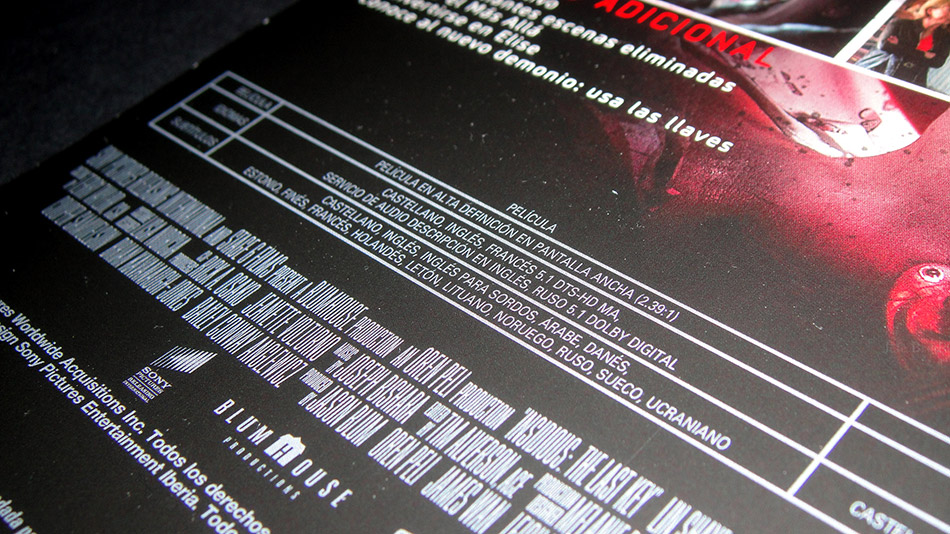 Fotografías del Steelbook de Insidious: La Última Llave en Bu-ray 7