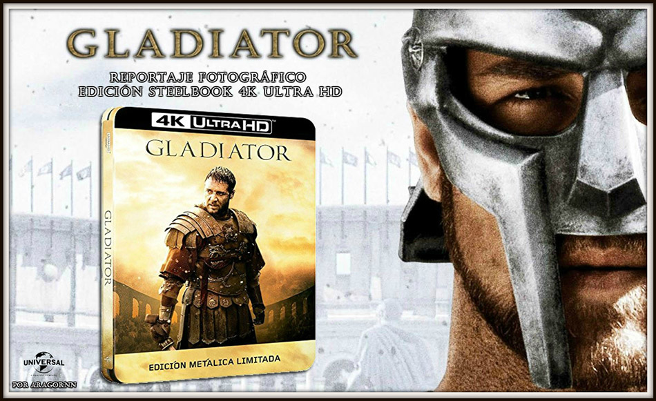 Fotografías del Steelbook de Gladiator en UHD 4K 1