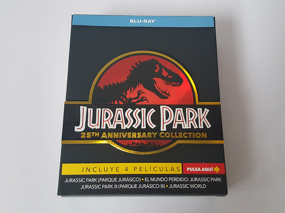 Fotografías de la ddición coleccionista de Jurassic Park 25º aniversario Blu-ray 2