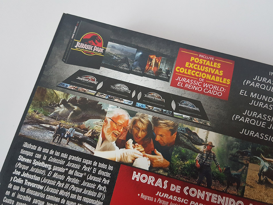 Fotografías de la ddición coleccionista de Jurassic Park 25º aniversario Blu-ray 5