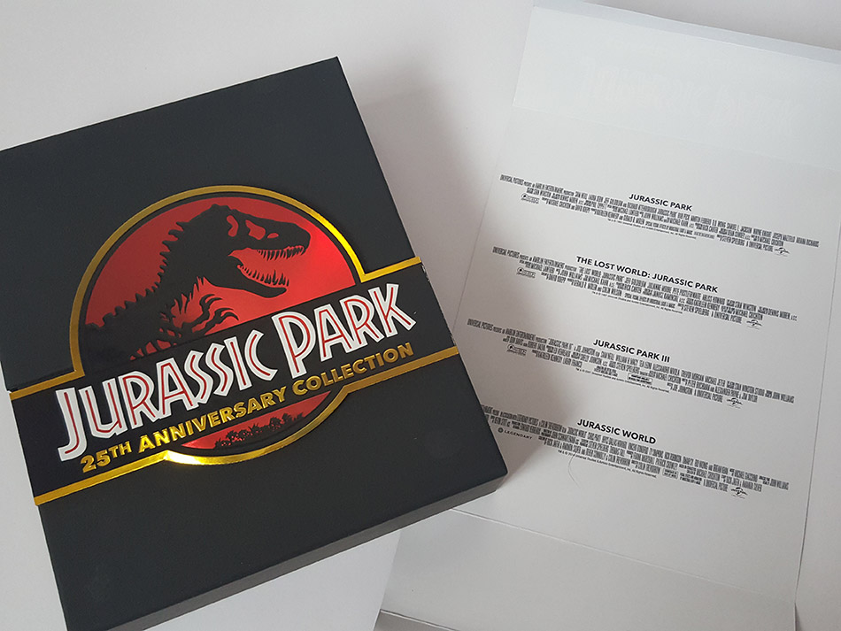 Fotografías de la ddición coleccionista de Jurassic Park 25º aniversario Blu-ray 10