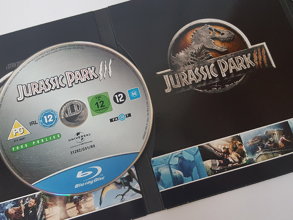 Fotografías de la ddición coleccionista de Jurassic Park 25º aniversario Blu-ray 33
