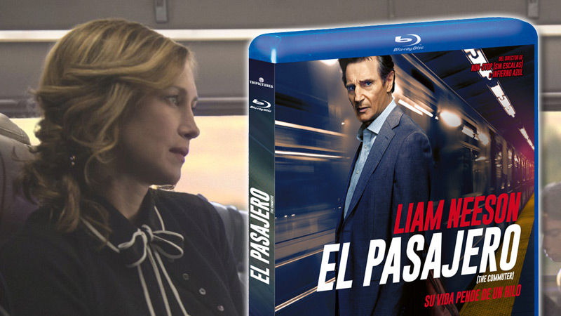 Carátula y contenidos de El Pasajero (The Commuter) en Blu-ray