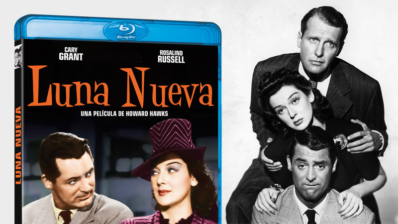 Todos los detalles del Blu-ray de Luna Nueva, dirigida por Howard Hawks