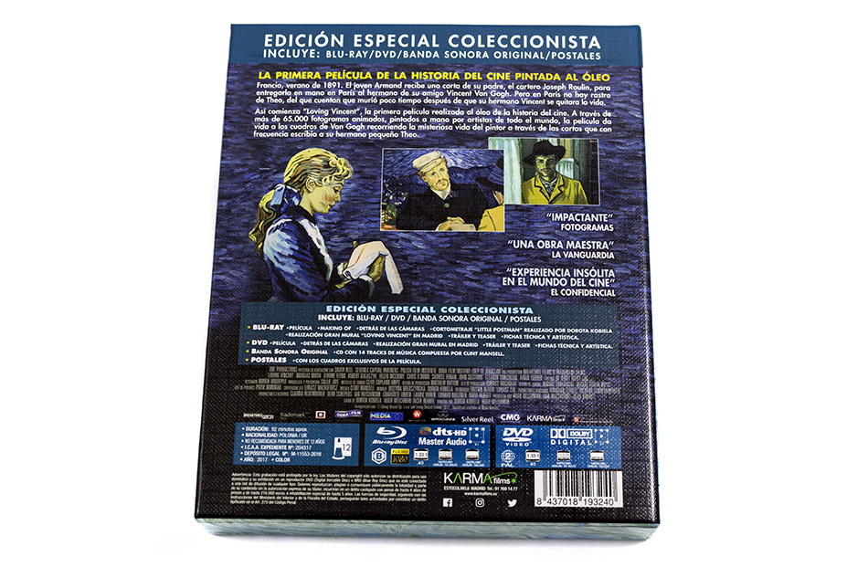 Fotografías de la edición coleccionistas de Loving Vincent en Blu-ray 7