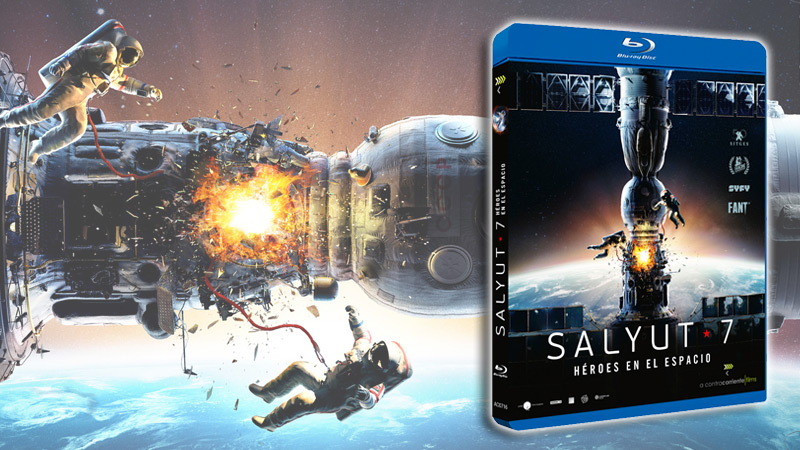 Carátula y contenidos de Salyut-7, Héroes en el Espacio en Blu-ray