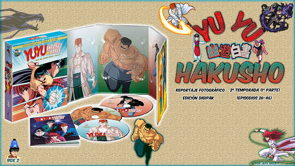 Fotografías de Yu Yu Hakusho 2ª temporada parte 1 en Blu-ray 1