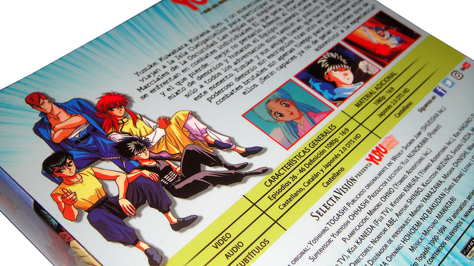 Fotografías de Yu Yu Hakusho 2ª temporada parte 1 en Blu-ray 8