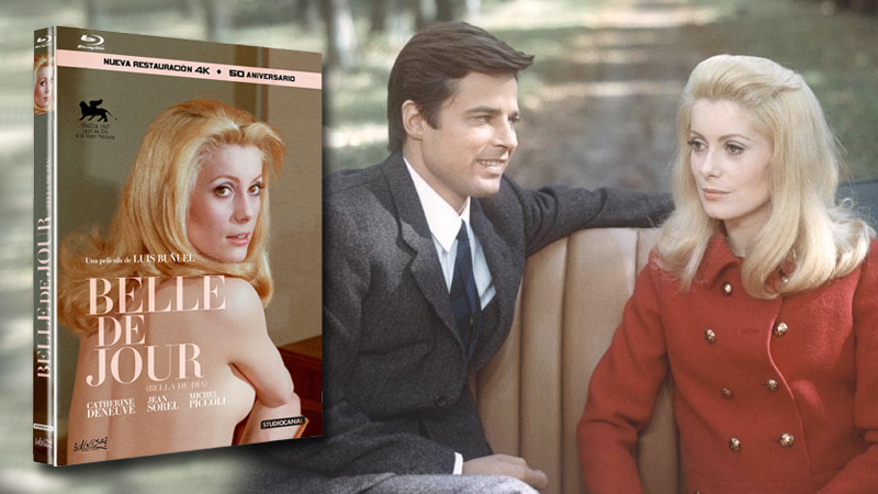 Funda y más datos de la edición 50º aniversario de Belle de Jour en Blu-ray